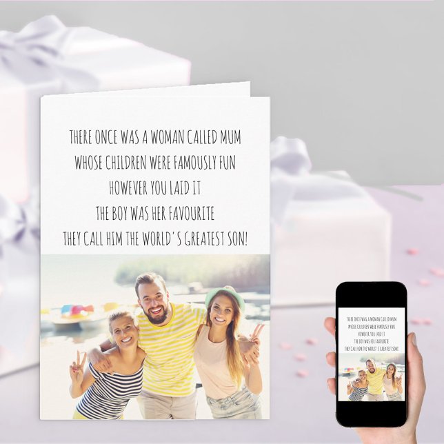 Cartão Mãe Engraçada Limerick Mundos Melhor Aniversário d (Criador carregado)