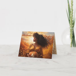 Cartão Mãe Étnica | Pequeno outono de Abóbora Agradável