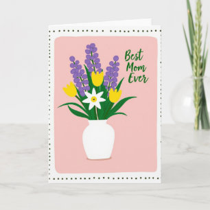 Cartão Mãe Flor de Lavanda