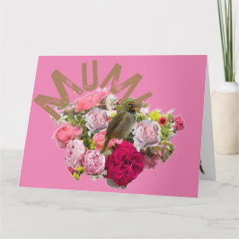 Cartão Mãe! Flores