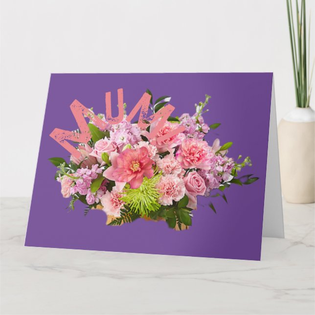 Cartão Mãe! Flores (Frente)