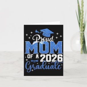 Cartão Mãe formatura veterano 2026 orgulhosa mãe de um 20