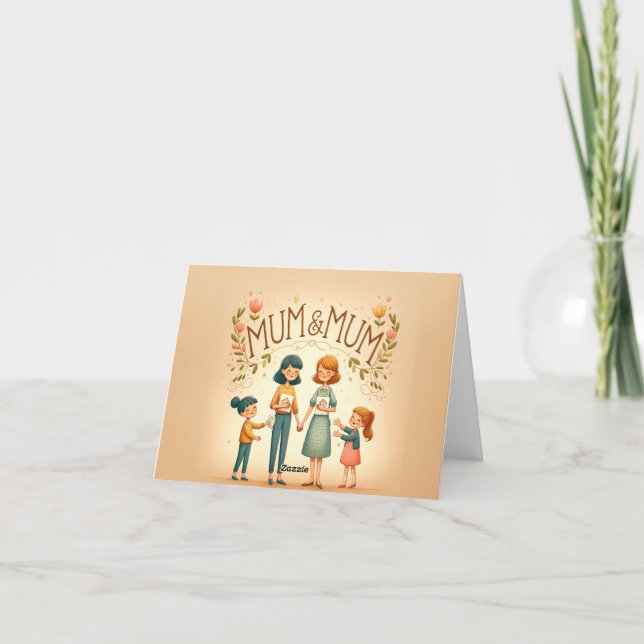 Cartão Mãe & Mãe (Verso)