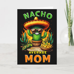 Cartão Mãe média Nacho cinco de maio piada mexicana Nacho