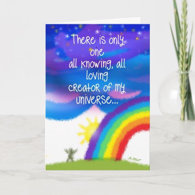 Cartão MÃE - meu "criador de amor" é você! (Frente)