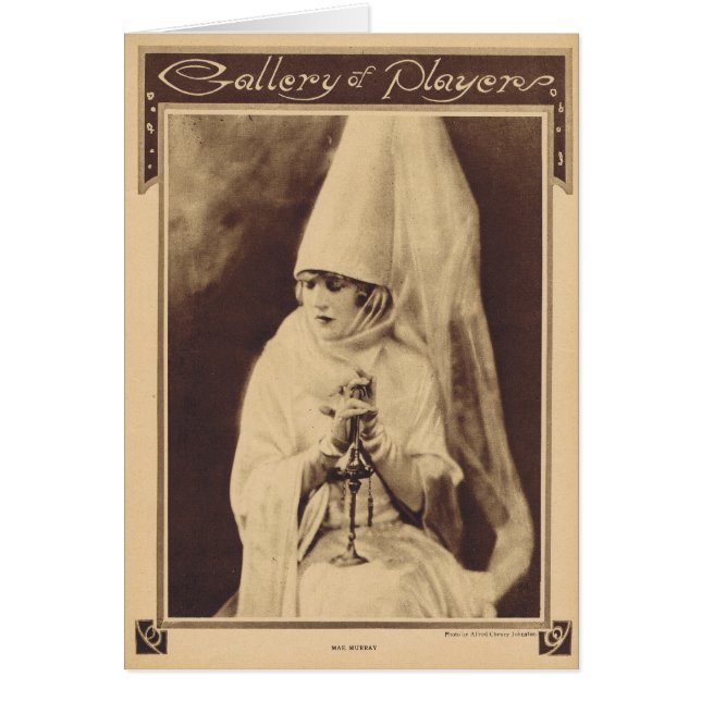Cartão Mae Murray 1920 (Frente)