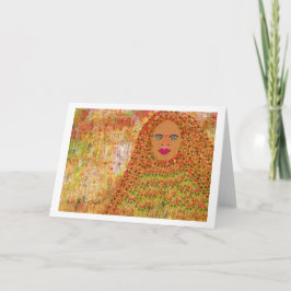 Cartão Mãe natureza LeeMarie é Design criativa