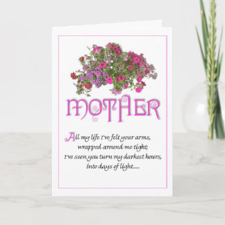 Cartão Mãe para o dia das mães… toda minha vida…