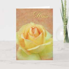 Cartão Mãe Rosa Amarela