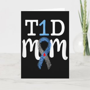 Cartão Mãe T1d - Mãe Consciente da Diabetes Tipo 1 