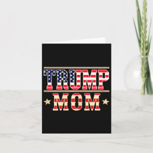 Cartão Mãe Trump Feliz Dia das Mães Mãe Conservadora Amer