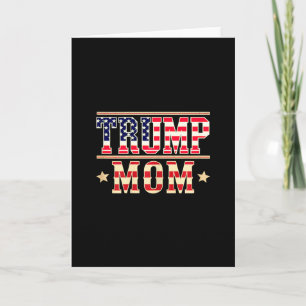 Cartão Mãe Trump Feliz Dia das Mães Mãe Conservadora Amer