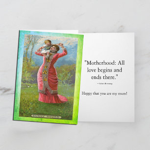 Cartão Mãe Vintage Dia de as mães Sunny Hours