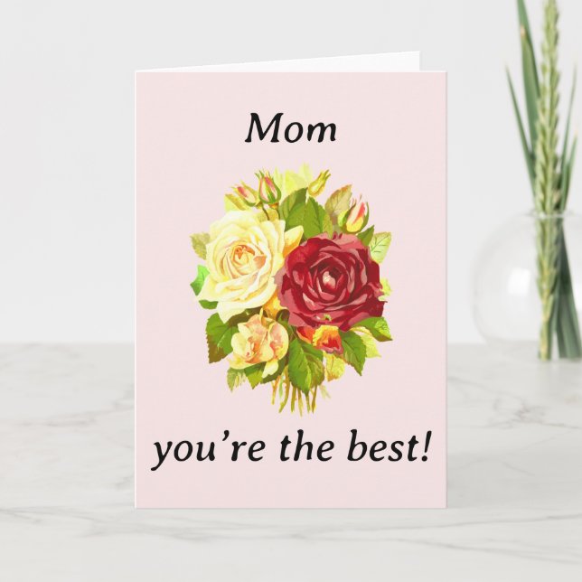 Cartão Mãe, você é a melhor (Frente)
