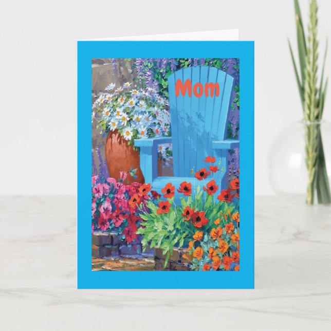 CARTÃO **MÃE** VOCÊ É "AMADA" FELIZ ANIVERSÁRIO (Frente)