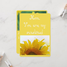 Mãe, você é meu sol!