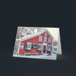 Cartão MÃES de Chiltonville da loja de países do Bramhall<br><div class="desc">A Loja Caseira de Bramhall decorada no feriado fica no coração de Chiltonville,  que é uma vila em Plymouth,  Massachusetts.</div>