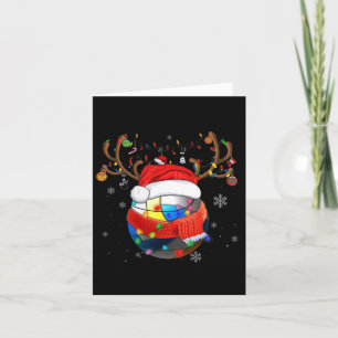 Cartão Mães de Natal do Baile Santa Hat Xmas Pajama