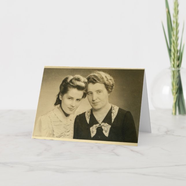 Cartão Mães e filhas (Frente)