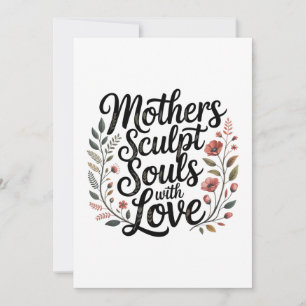 Cartão Mães Escultam Almas Com Amor