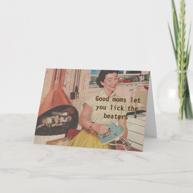 Cartão Mães excelentes no Dia de as mães (Frente)