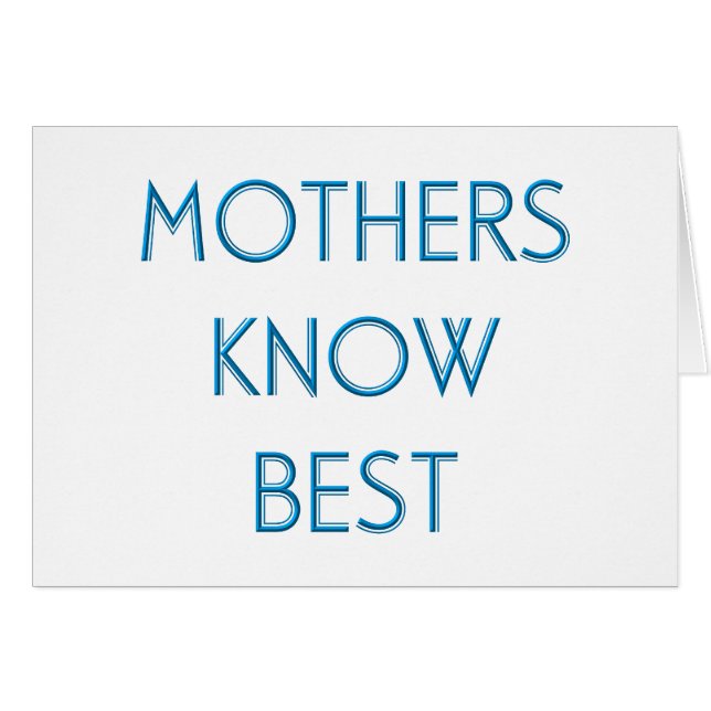 Cartão Mães & mães (4-6) (Frente Horizontal)