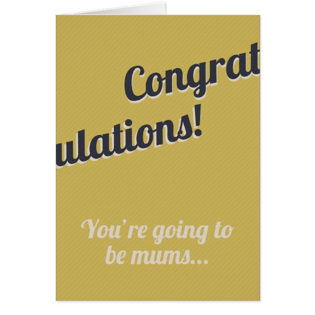 Cartão Mães novas (Frente)