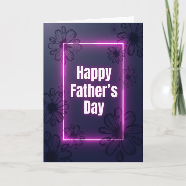Cartão Magenta Frame Fathers (Frente)