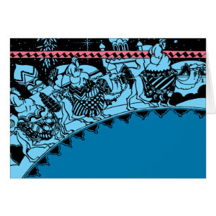 Cartão Magi Passando por