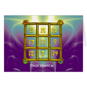 CARTÃO MAGIC SQUARE 33