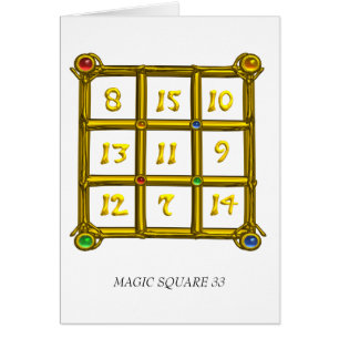 CARTÃO MAGIC SQUARE 33
