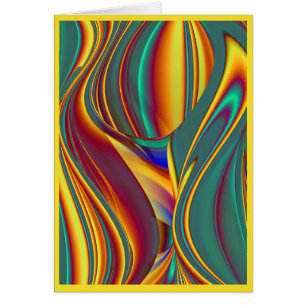 Cartão Mágica das Flores do outono de Verão de Primaver