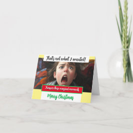 Cartão Mágica do Natal NÃO É O QUE EU QUERIA