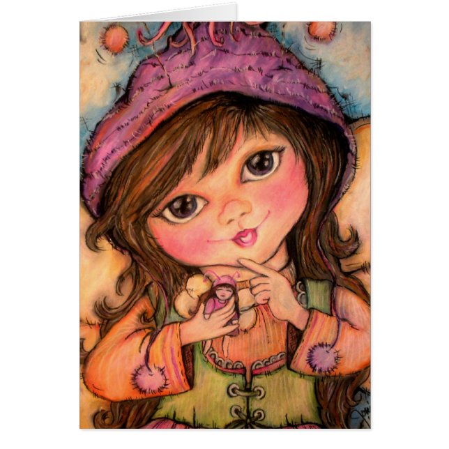 Cartão Mágica e divertimento feericamente (Frente)