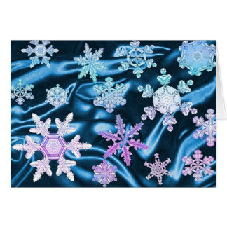 Cartão Mágica e maravilha dos flocos #3 da neve