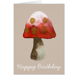 Cartão Mágica em Toadshroom vermelho