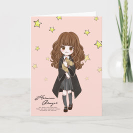 Cartão Magical Hermione Granger Watercolor