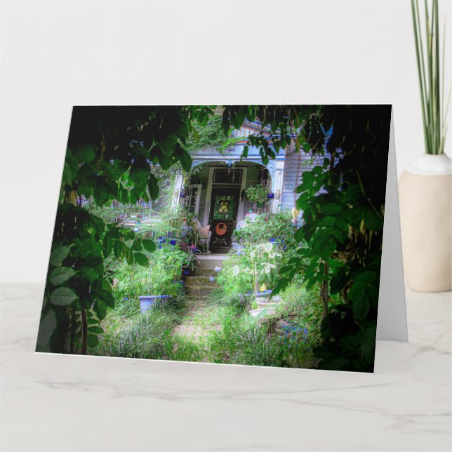 Cartão MAGICAL PORCH Jumbo Greeting Card (Frente)