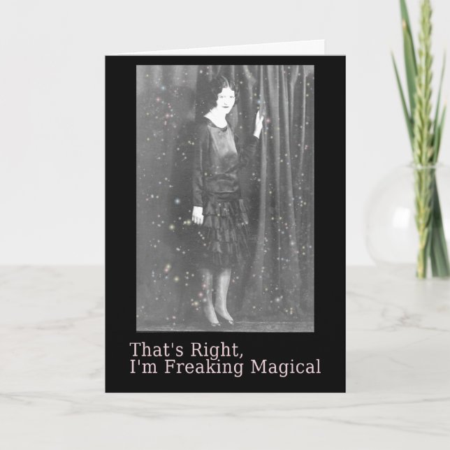 Cartão Mágico de Halloween (Frente)