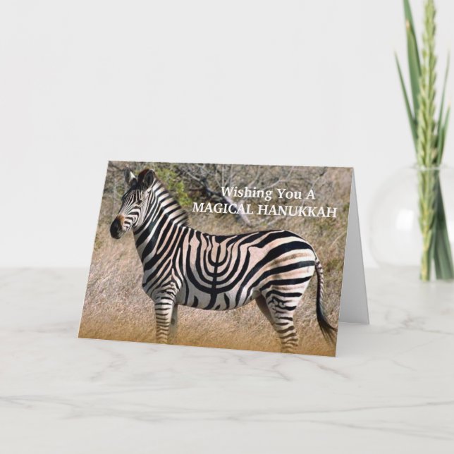 Cartão Mágico de Hanukkah (Frente)