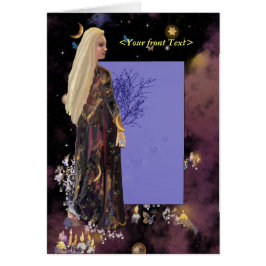 Cartão Mágico Entre Cristais, modelo!