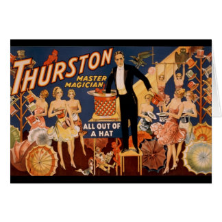 Cartão Mágico mestre de Thurston