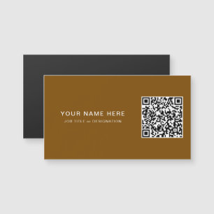 Cartão Magnet de Cargo Personalizado com Código QR