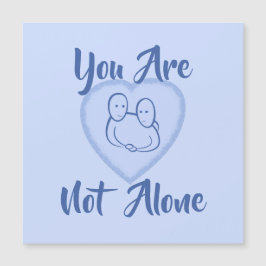 Cartão Magnético Azul De Coração Azul