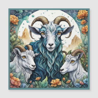 Cartão Magnético Billy Goats Gruff
