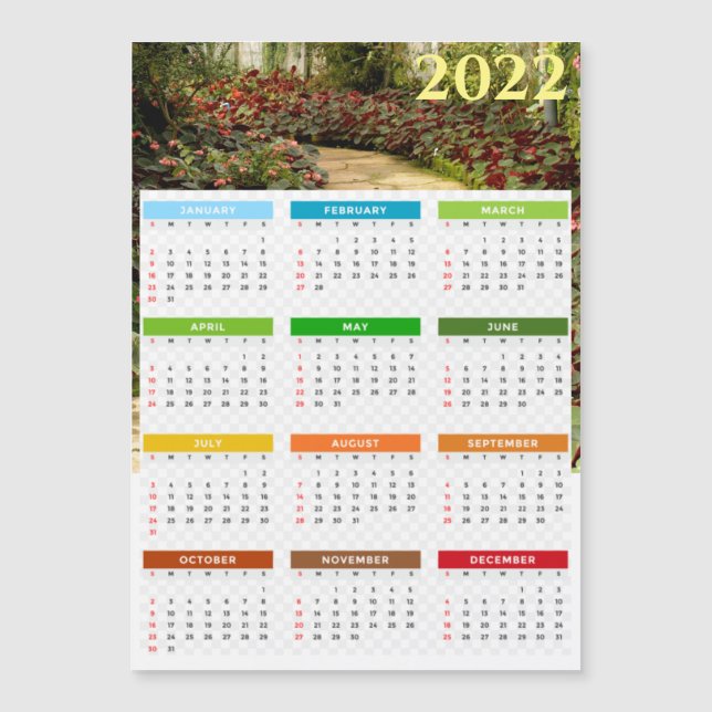 Cartão Magnético Calendário 2022 (Frente)