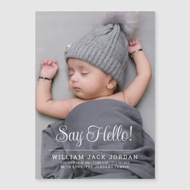 Cartão Magnético Clássico Mínimo para Anúncio do B (Frente)