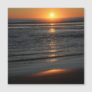 Cartão Magnético Costeiro Sunset Oregon