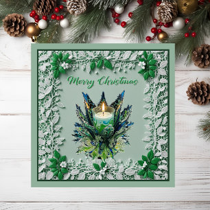 Cartão Magnético da Vela de Natal