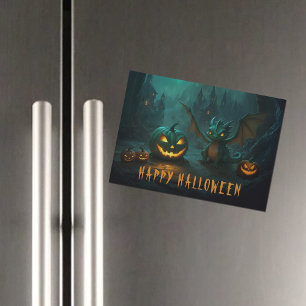 Cartão magnético de Bombas do Dragão de Halloween 